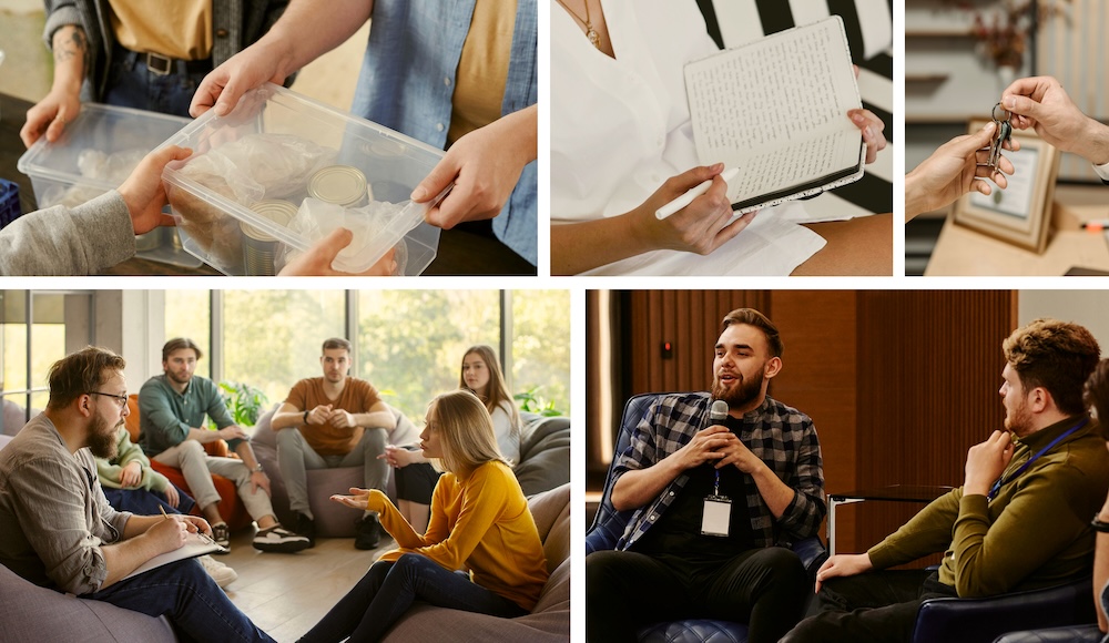Collection of stock imagery examples