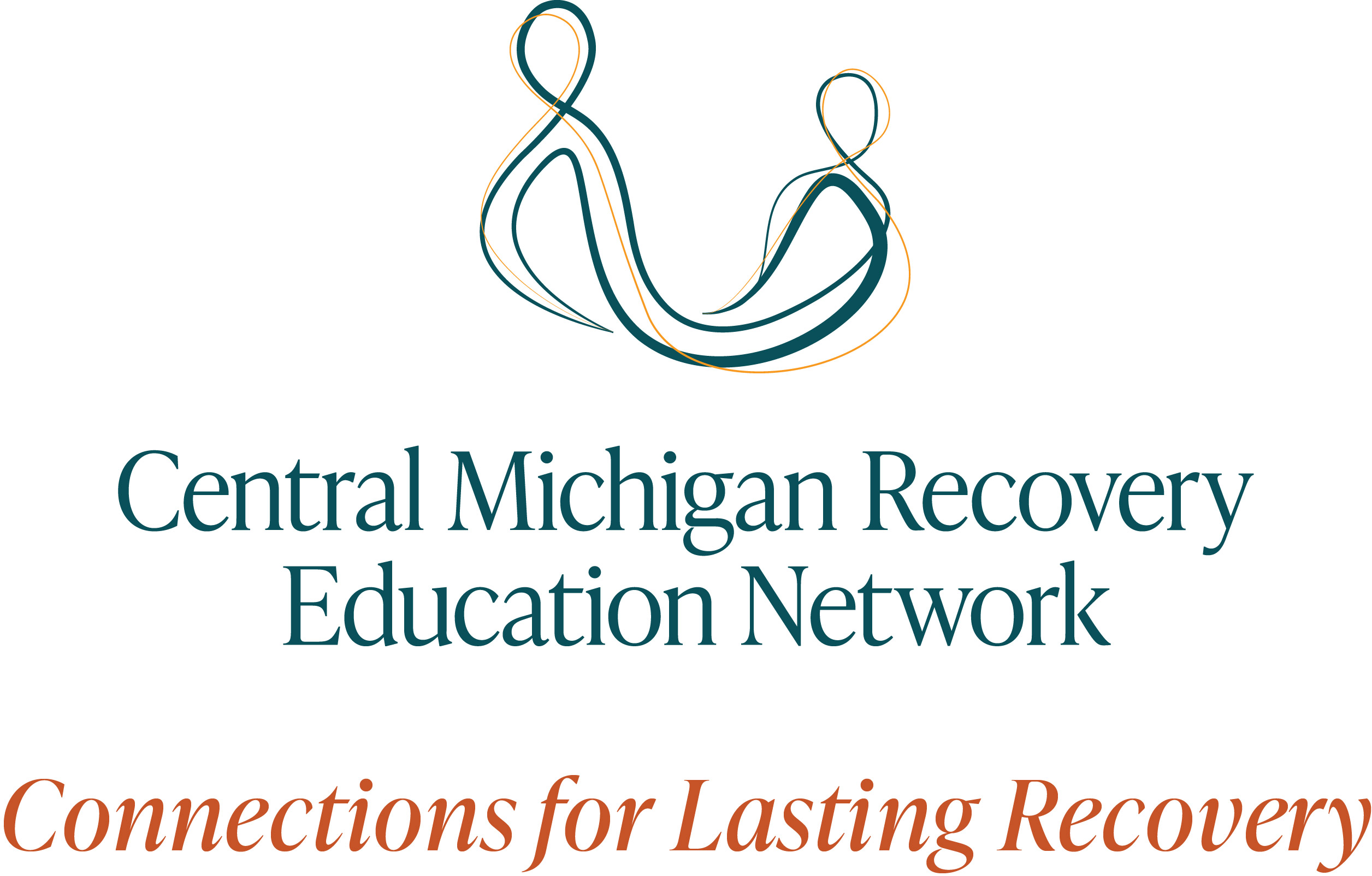 Central Michigan Recovery Education Network full logo signiture with tagline