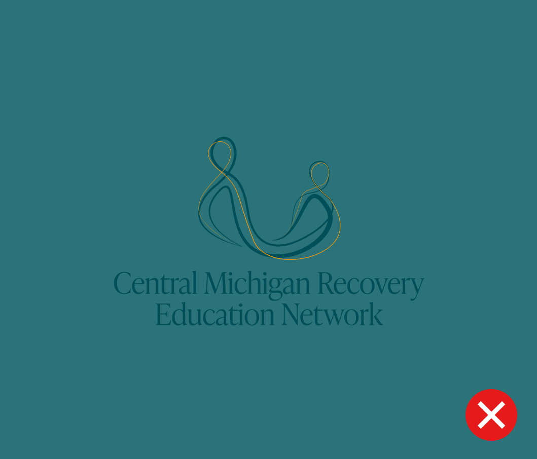 CMREN's logo on an inaccessible dark colored background